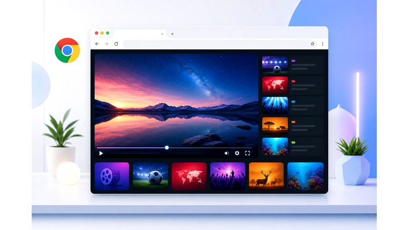 IPTV Web Player Chrome Browser 2026